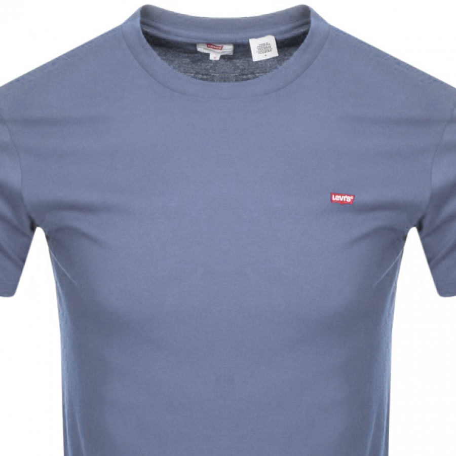Alternative Image for ProductLevis Original Crew Neck Logo T Shirt Blue2